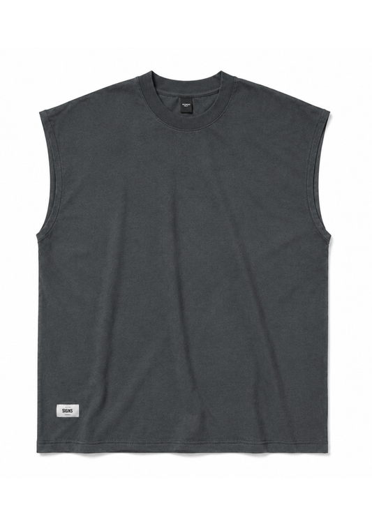 Dyed Sleeveless Tee