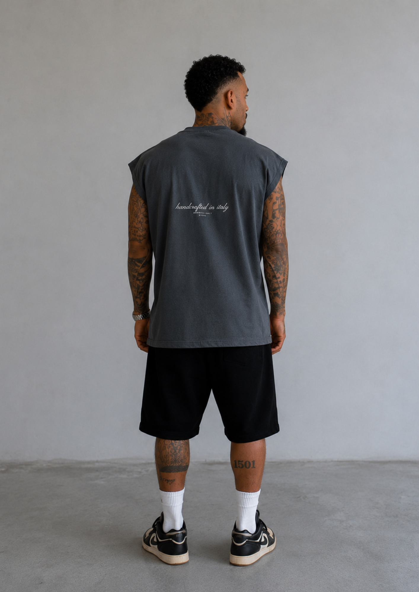 Dyed Sleeveless Tee