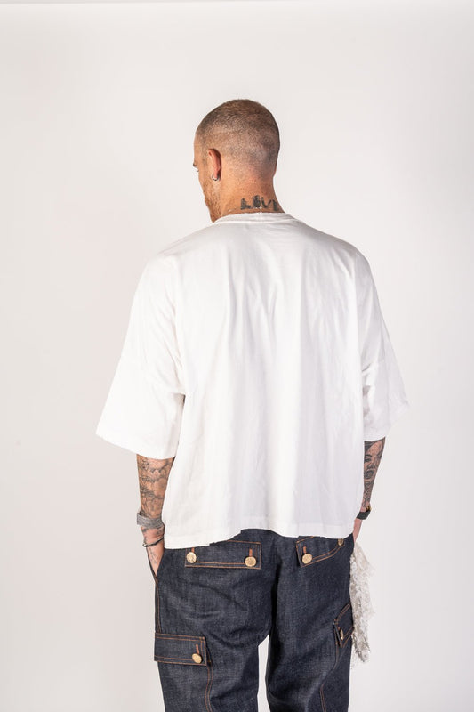 Boxy Washed Tee - Signs Italy