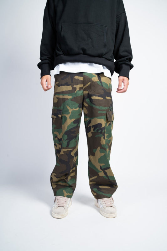 Camo Cargo Pants - Signs Italy