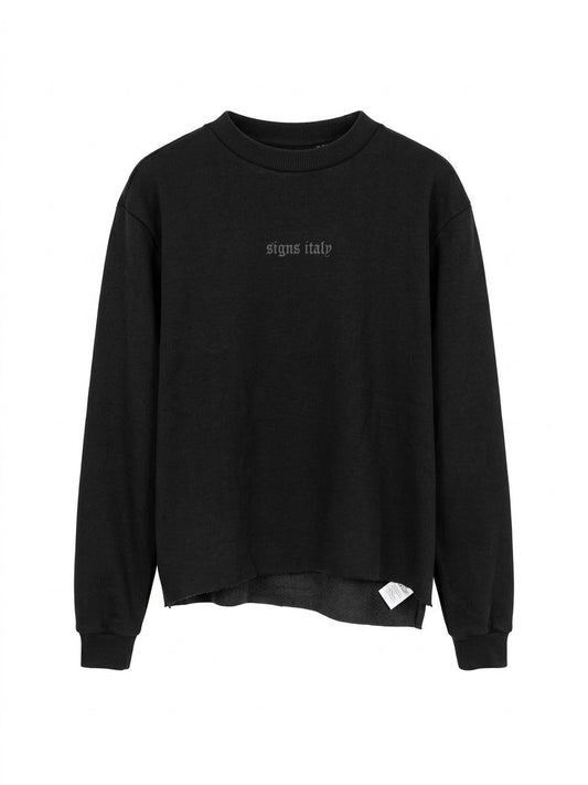 Vintage Printed Hoodie - Signs Italy