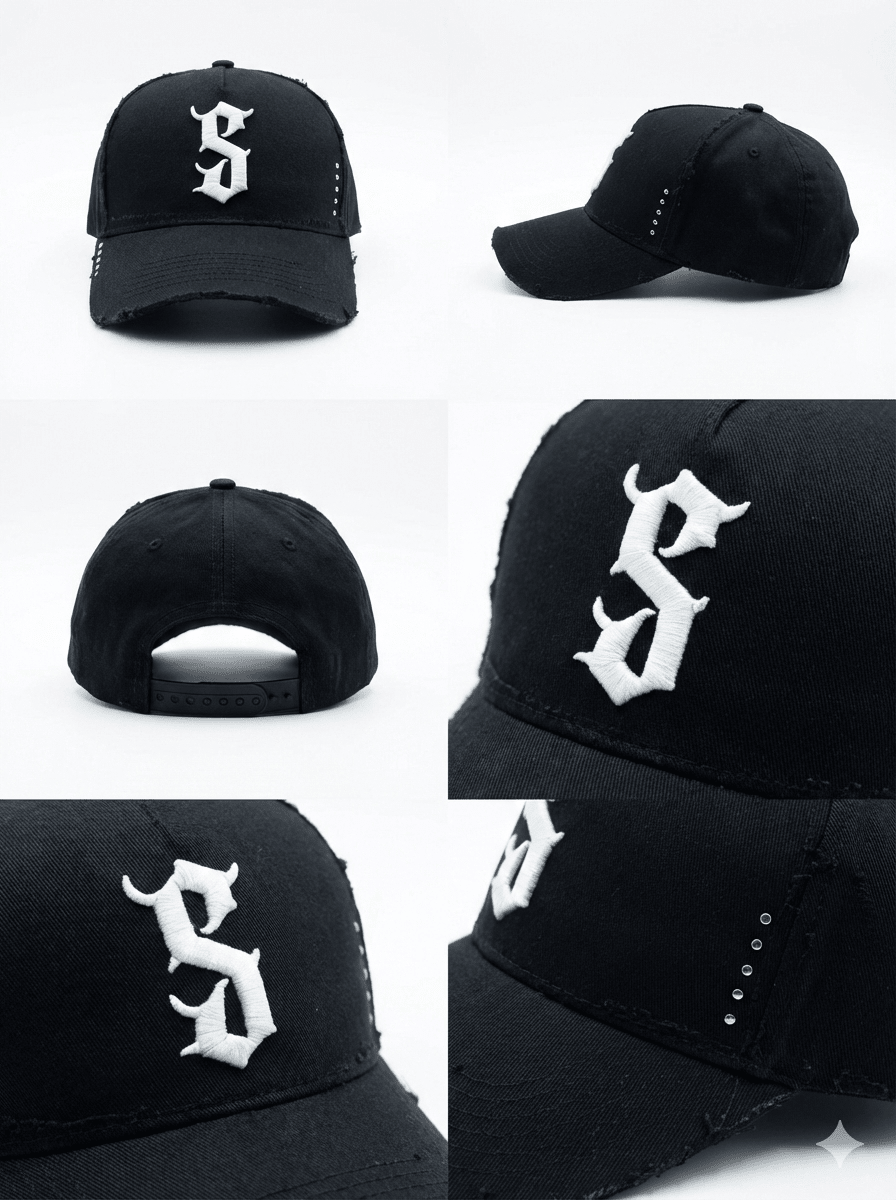 Distressed Baseball Cap - Signs Italy