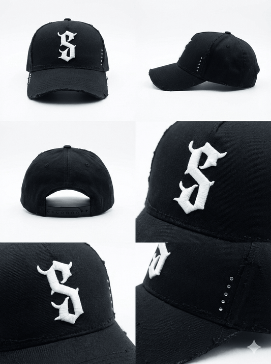 Distressed Baseball Cap - Signs Italy