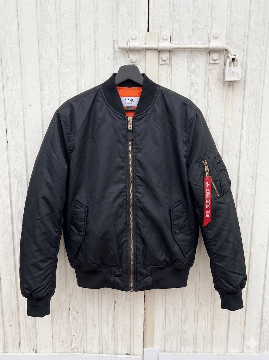MA1 Bomber Black - Signs Italy