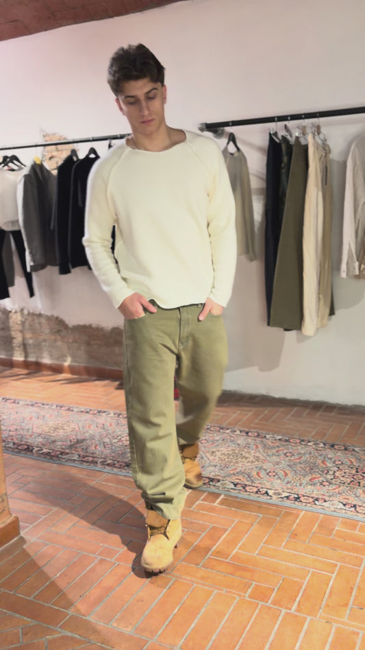 Maglione Reverse Boxy Fit